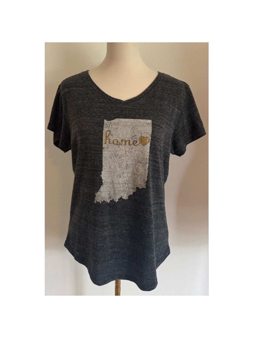 Women's Home Free Indiana T-shirt Size M Gray